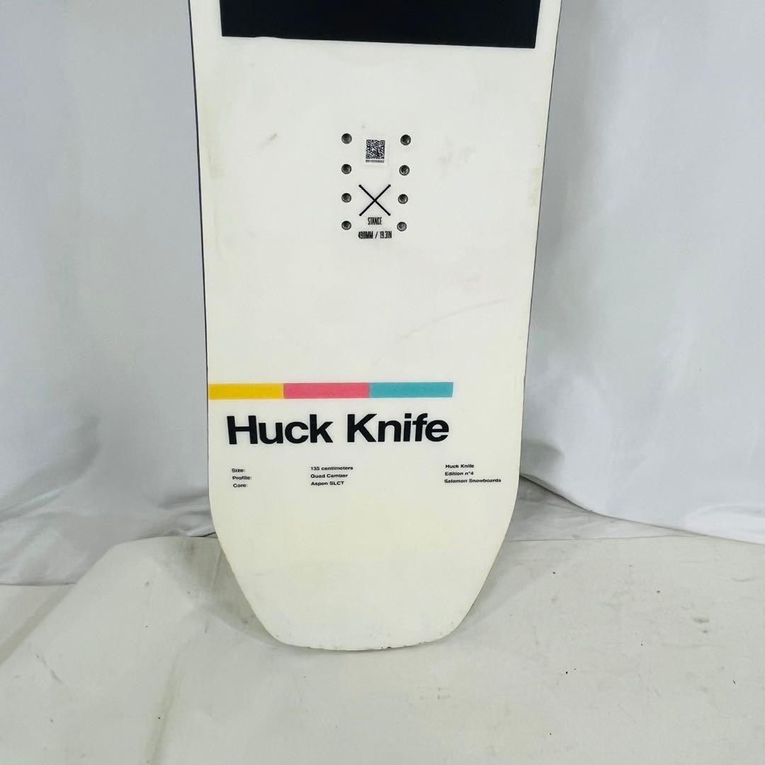 【良品】 SALOMON Huck knife 135cm スノーボード