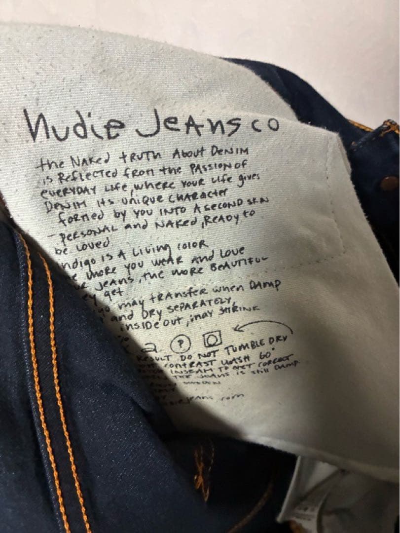 ヌーディージーンズ THIN FINN シンフィン W34 L32 DEEP