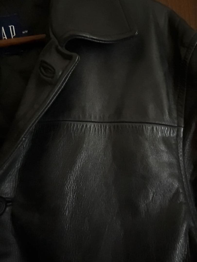 GAP 90s レザー　カーコート