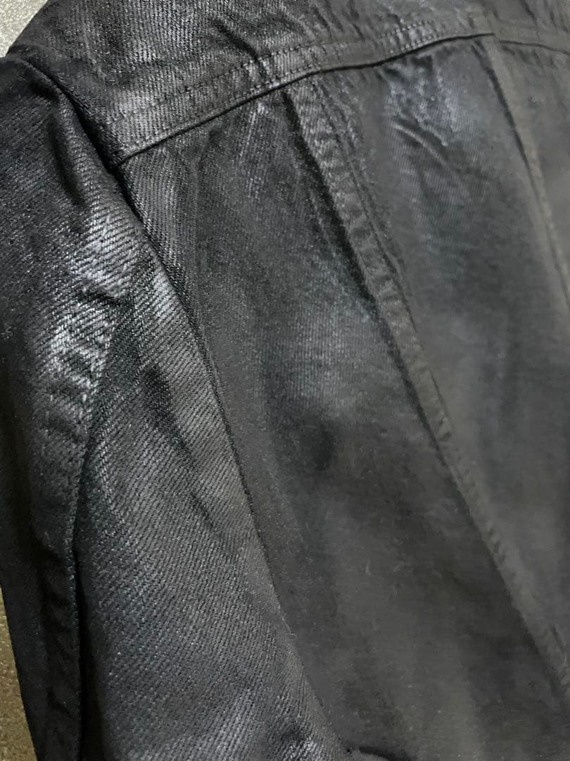 julius 2026SS 12onz コーティング デニムジャケット 短丈