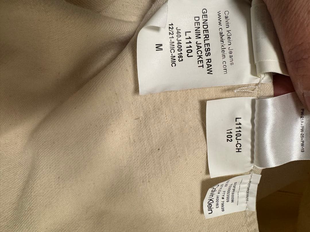 ⭐︎Yo.Yo⭐︎CK one カルバンクラインデニムジャケット Mサイズ