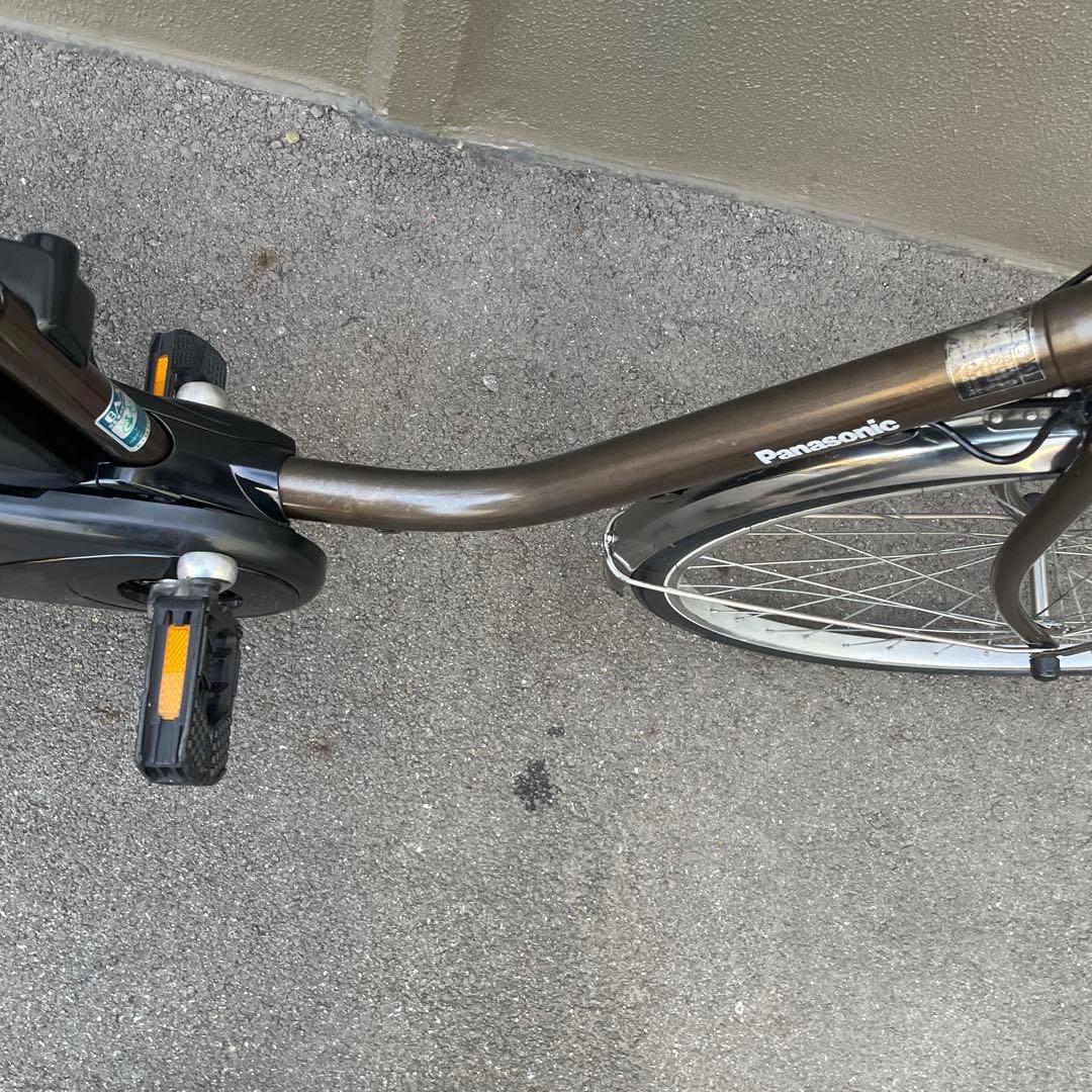 パナソニック電動アシスト自転車26インチ ブラウン