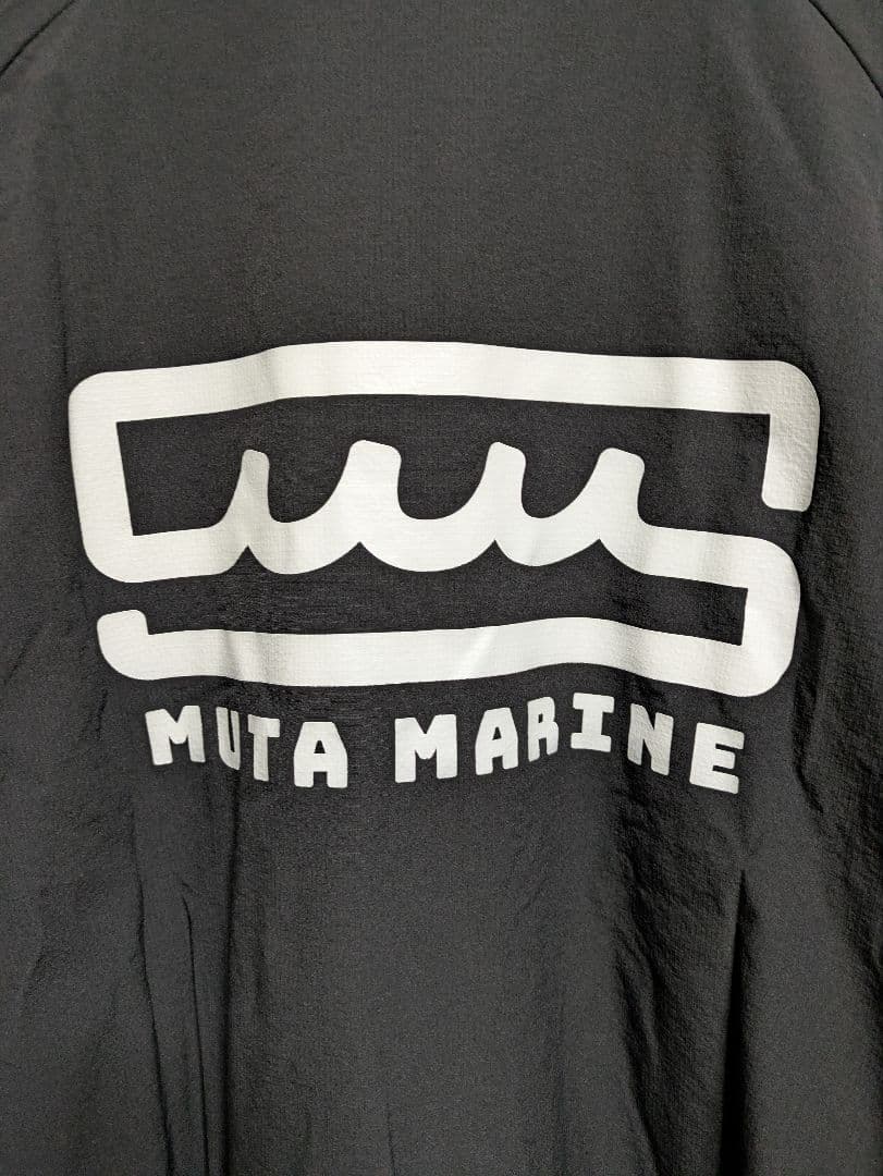 MUTA MARINE ブラックジャケット　中綿入り　サイズ7(LL)