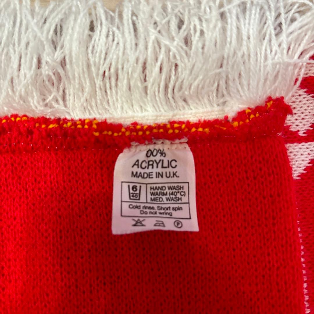 マンチェスターユナイテッド　マフラー　MADE IN U.K