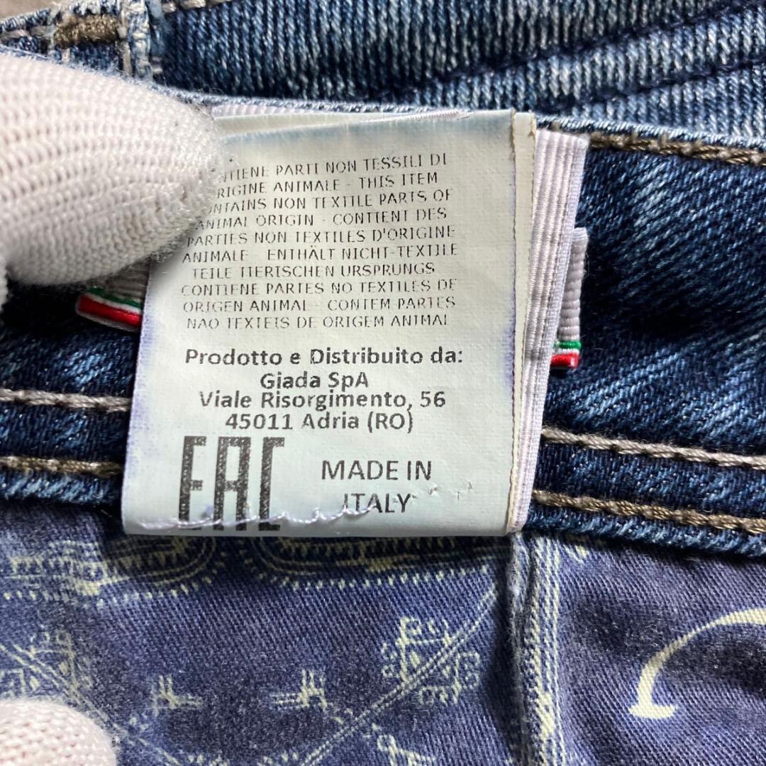 JACOB COHEN J622 32 ヤコブコーエン デニム ダメージ加工 青