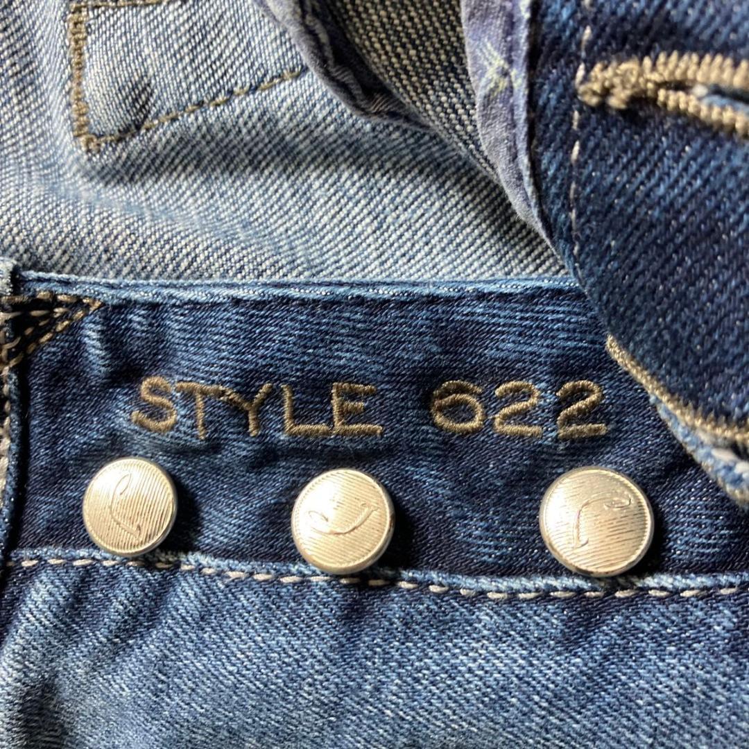 JACOB COHEN J622 32 ヤコブコーエン デニム ダメージ加工 青