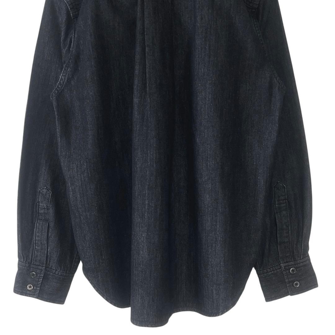 【極美品】ラウンジドレス デニム ボウタイブラウス ブラック 限定 完売品