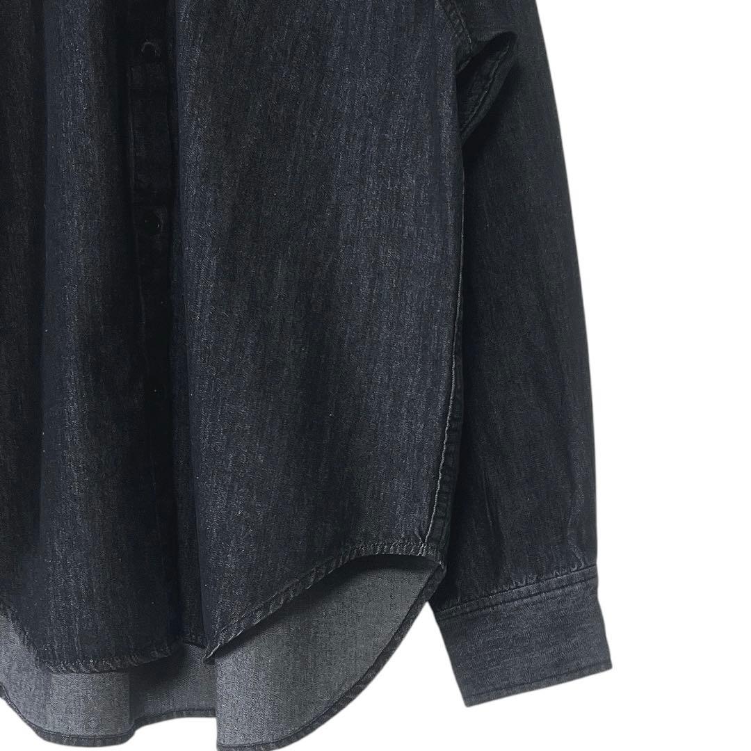 【極美品】ラウンジドレス デニム ボウタイブラウス ブラック 限定 完売品