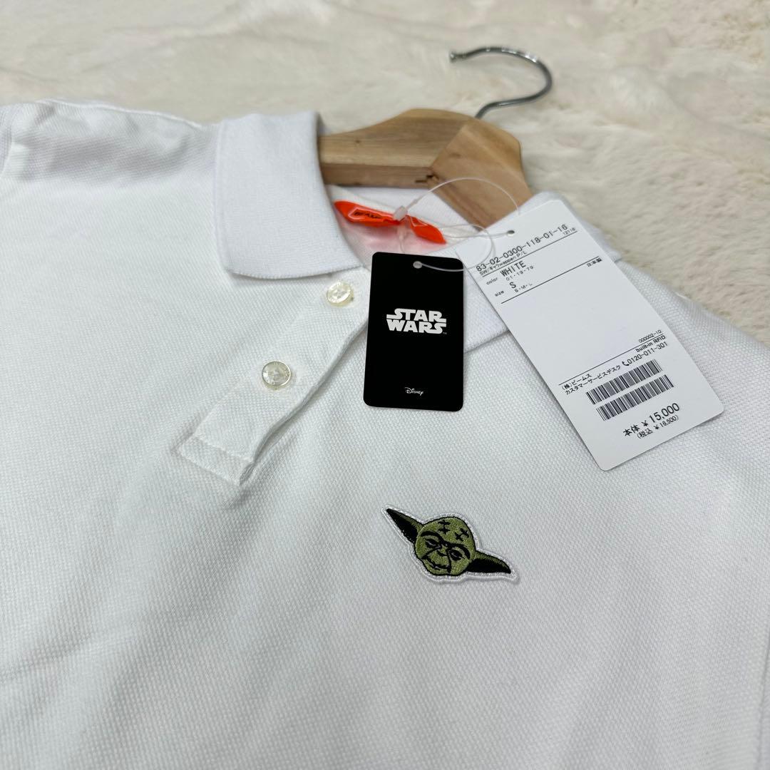 ✨新品未使用✨BEAMS GOLF×STAR WARS ヨーダ刺繍ポロシャツ S
