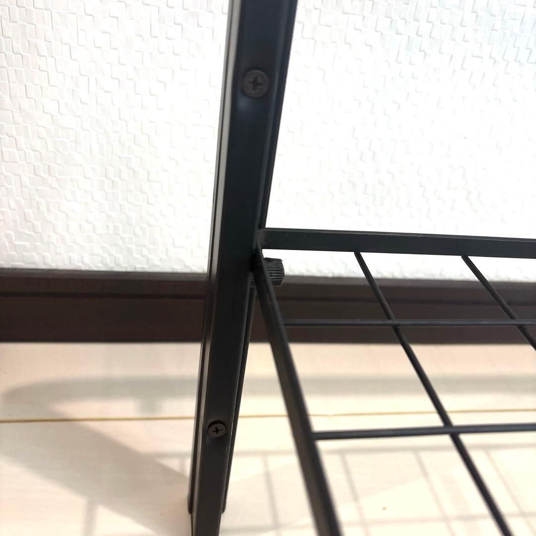 レトロ ガラステーブル センターテーブル アイアンフレーム