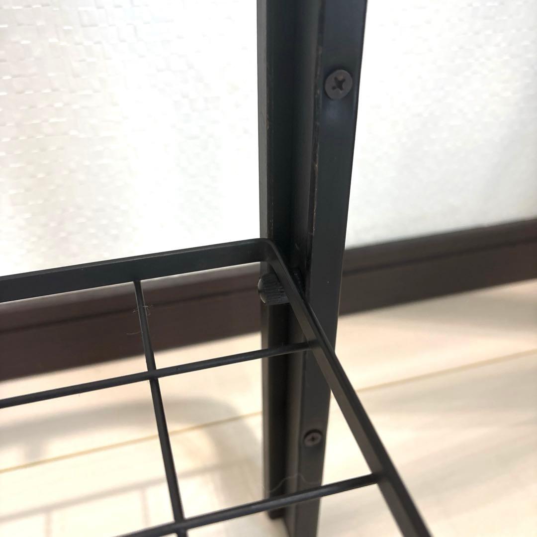 レトロ ガラステーブル センターテーブル アイアンフレーム