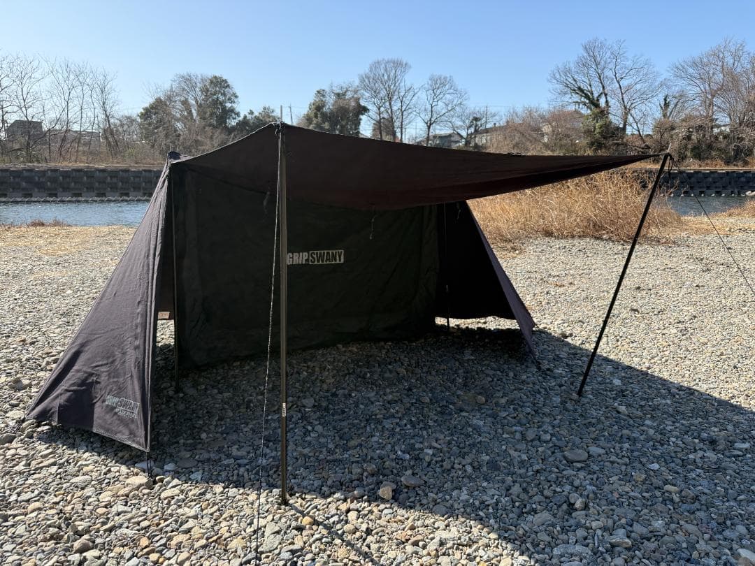 【美品】グリップスワニー　ファイヤープルーフGS テントブラック