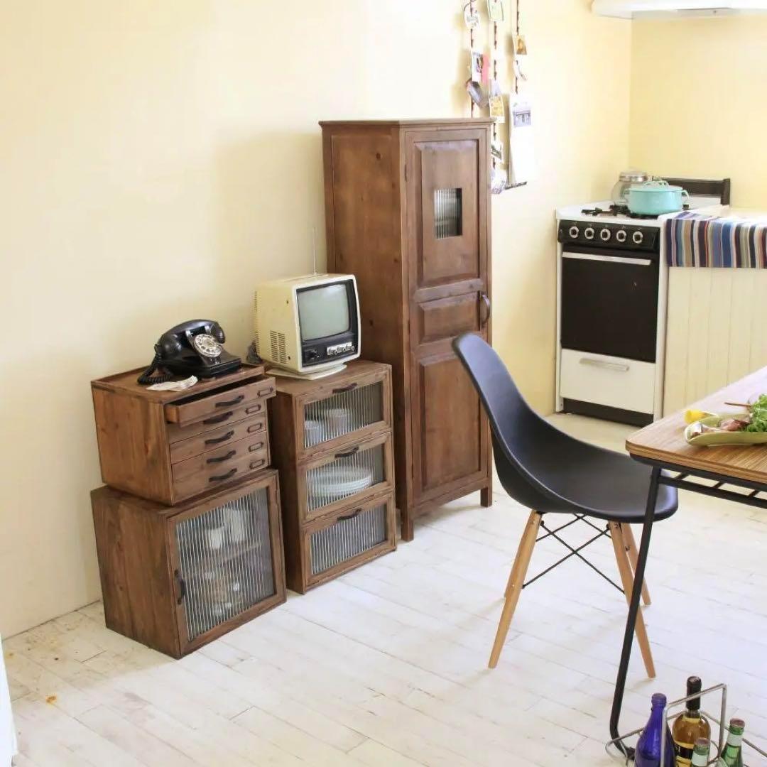 木製 小物収納 小物入れ 引き出し 収納棚 チェスト アンティーク レトロ調