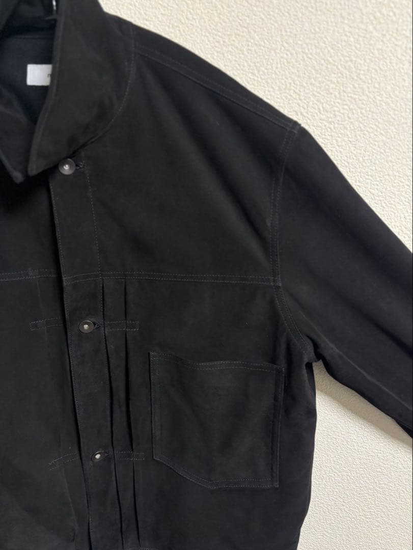 markawareゴートスエード / スウェードトラッカージャケット Black