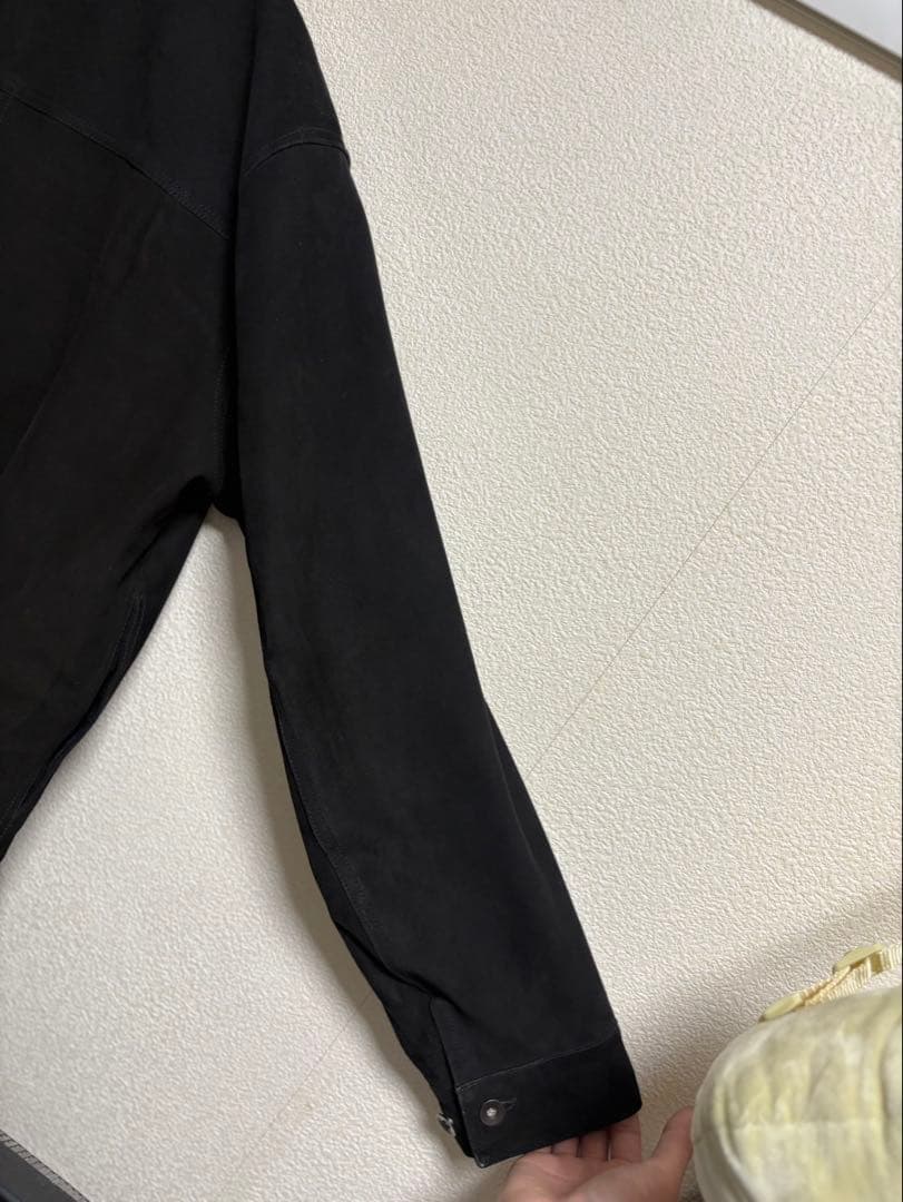 markawareゴートスエード / スウェードトラッカージャケット Black