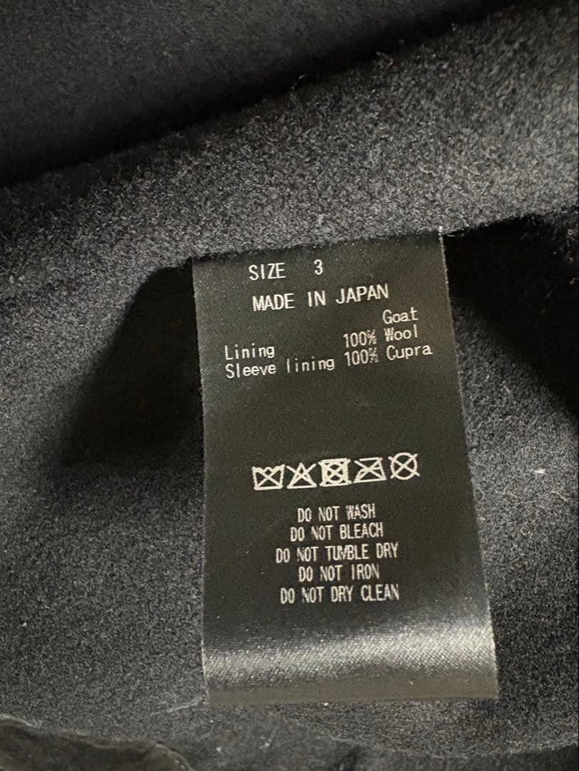 markawareゴートスエード / スウェードトラッカージャケット Black