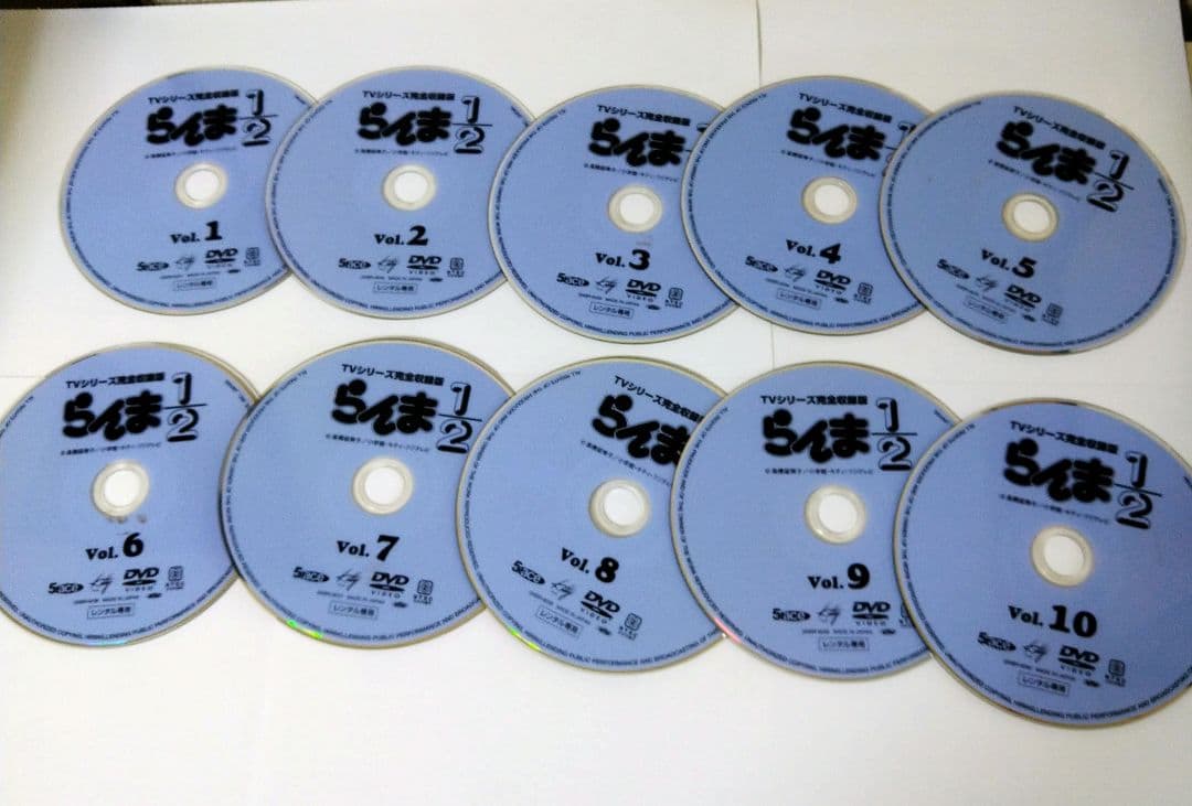 らんま1/2 TVシリーズ完全収録版　全40巻　レンタル落ちDVD