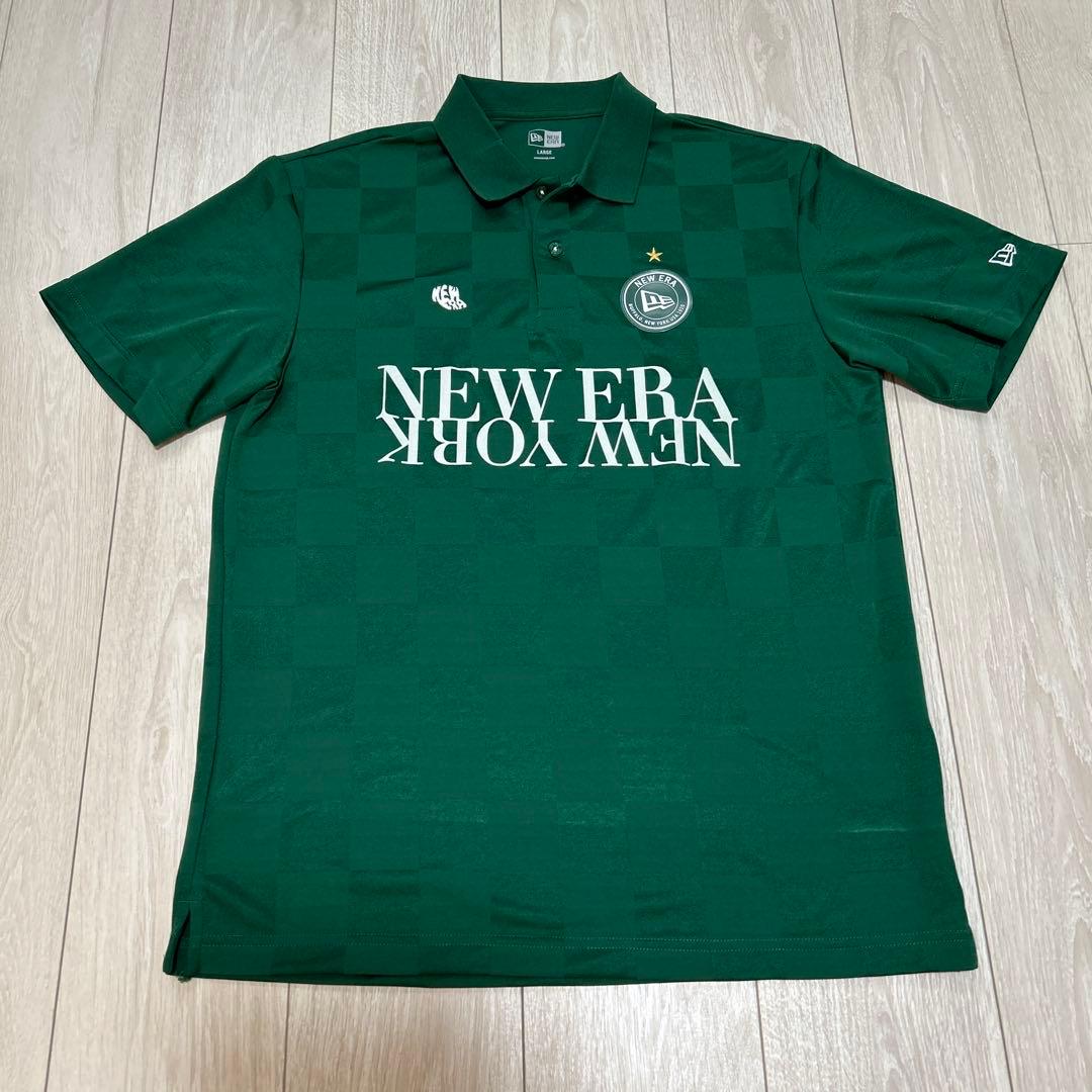 【2025 夏 新作】NEW ERA GOLF 半袖　ポロシャツLサイズ