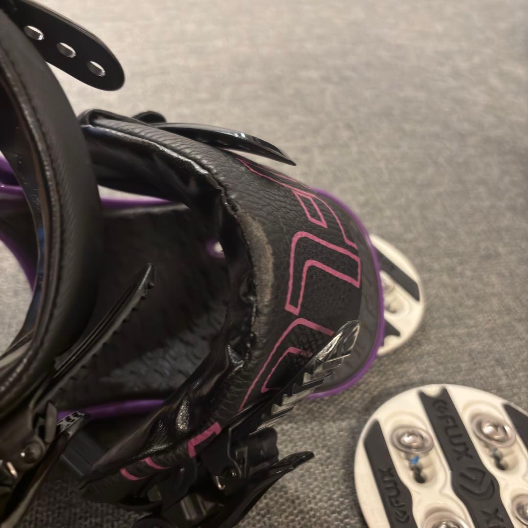 FLUX レディース ビンディング Sサイズ パープル スノーボード 美品