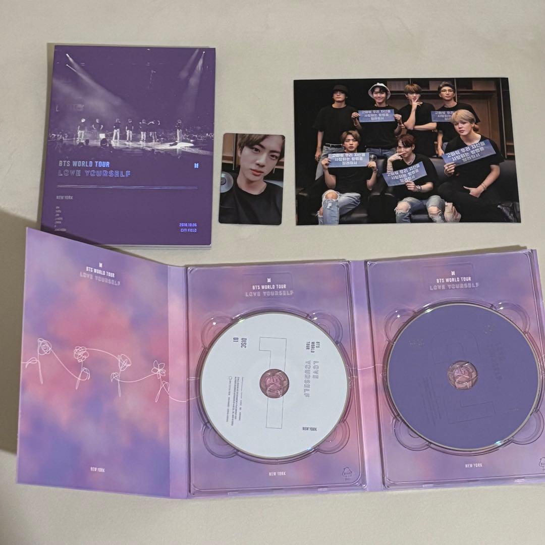 BTS LOVE YOURSELF NEW YORK ジン トレカ付き