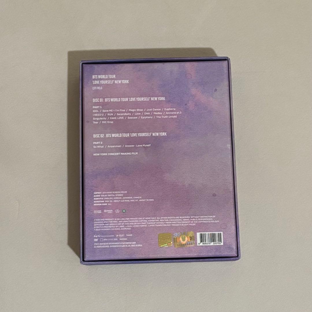 BTS LOVE YOURSELF NEW YORK ジン トレカ付き