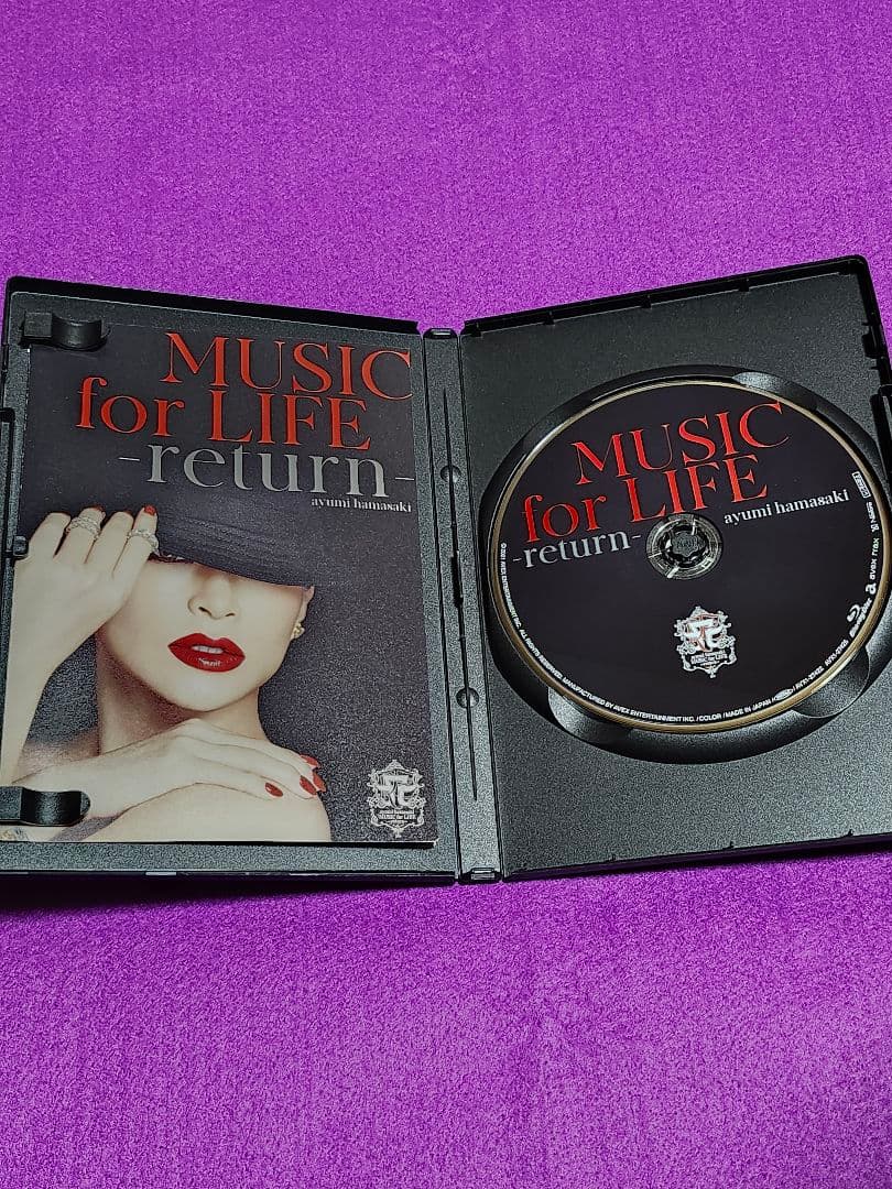 浜崎あゆみ　MUSIC for LIFE -return -　　DVD