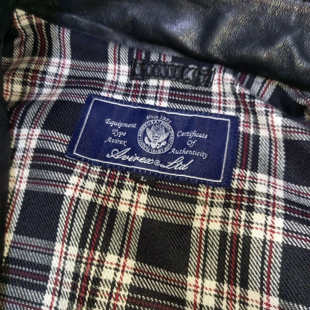 アヴィレックス レザーM65型ジャケット ミリタリー レザージャケット