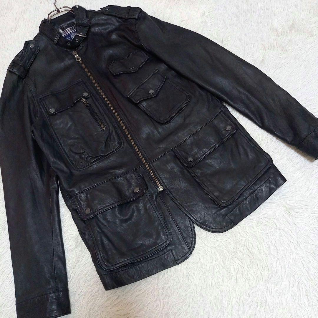 アヴィレックス レザーM65型ジャケット ミリタリー レザージャケット