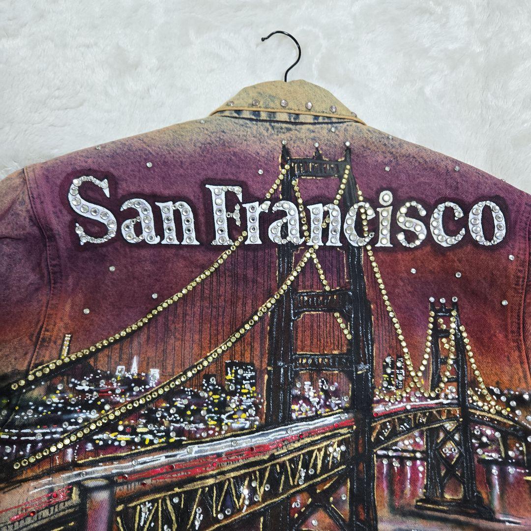 80s 希少 トニーアラモ サンフランシスコ デニムジャケット USA製