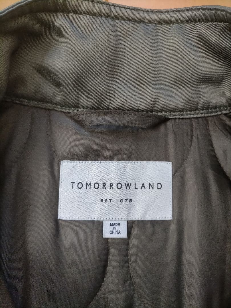 TOMORROWLAND カーキ キルティングベスト