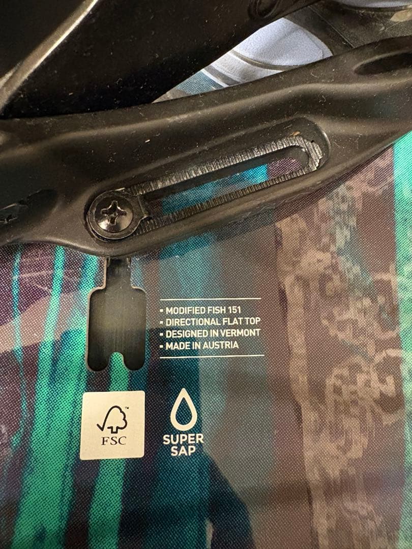 【限定値引価格】BURTON Modified Fish 151cm バイン付き