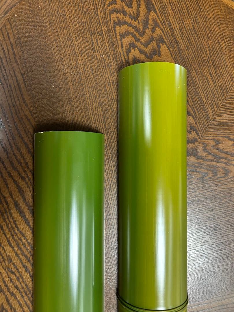 流しそうめん用プラスチック製竹 長さ1300×φ80半割　4枚セット