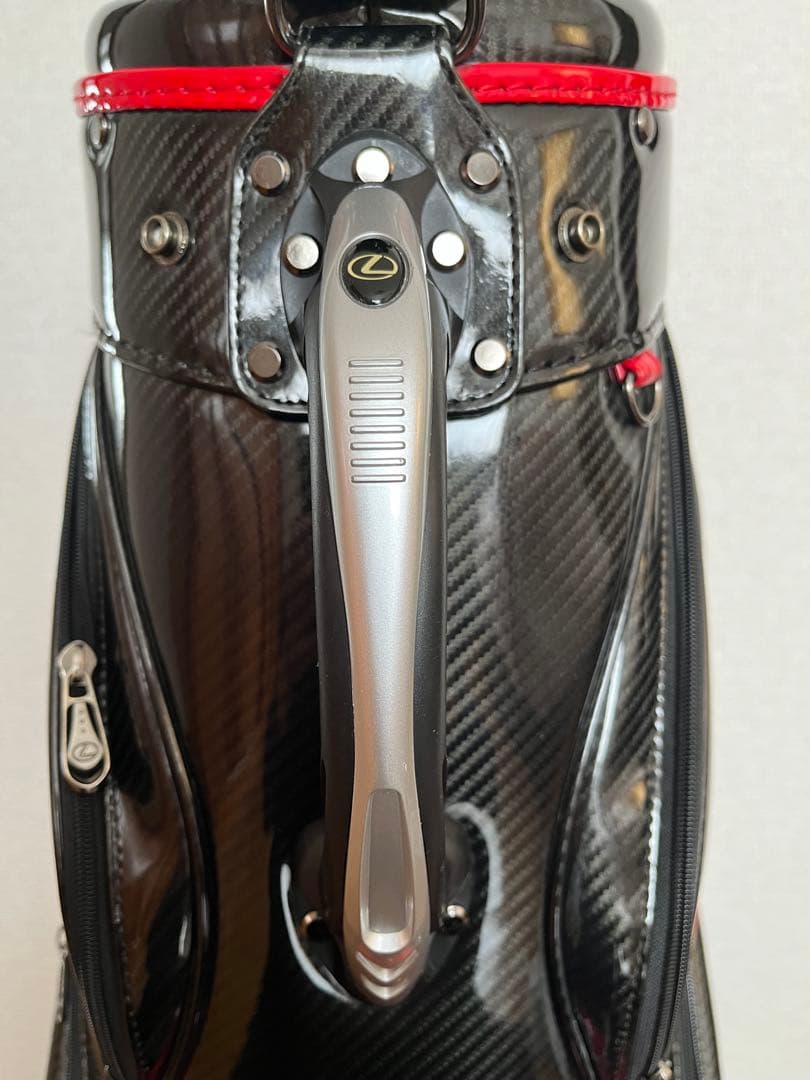 Lexus キャディバッグ 3点式 黒/赤