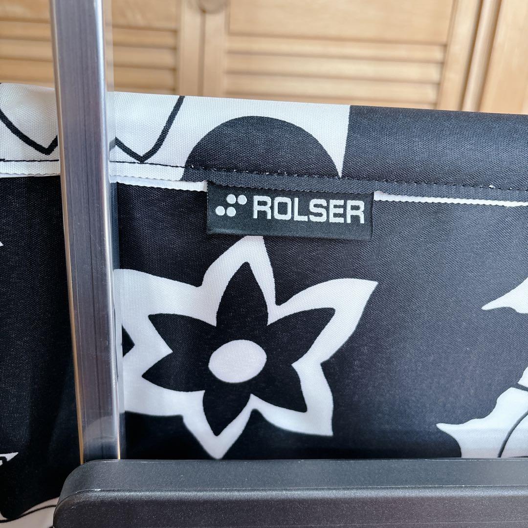 【新品】ロルサー 〔ROLSER 〕おしゃれ花柄 折りたたみショッピングカート