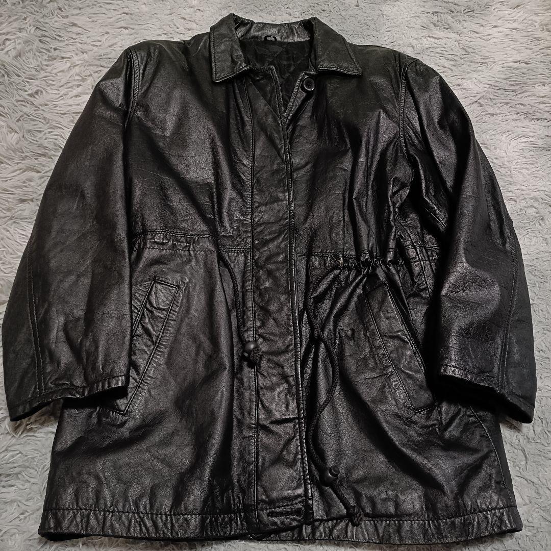 ROBO ヴィンテージ レザージャケット 本革 フリーサイズ　黒