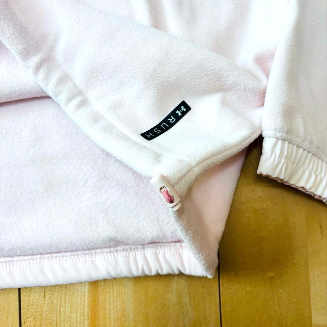 フリース パーカー　起毛　トップス　プルオーバー　ウォームアップ　スウェット