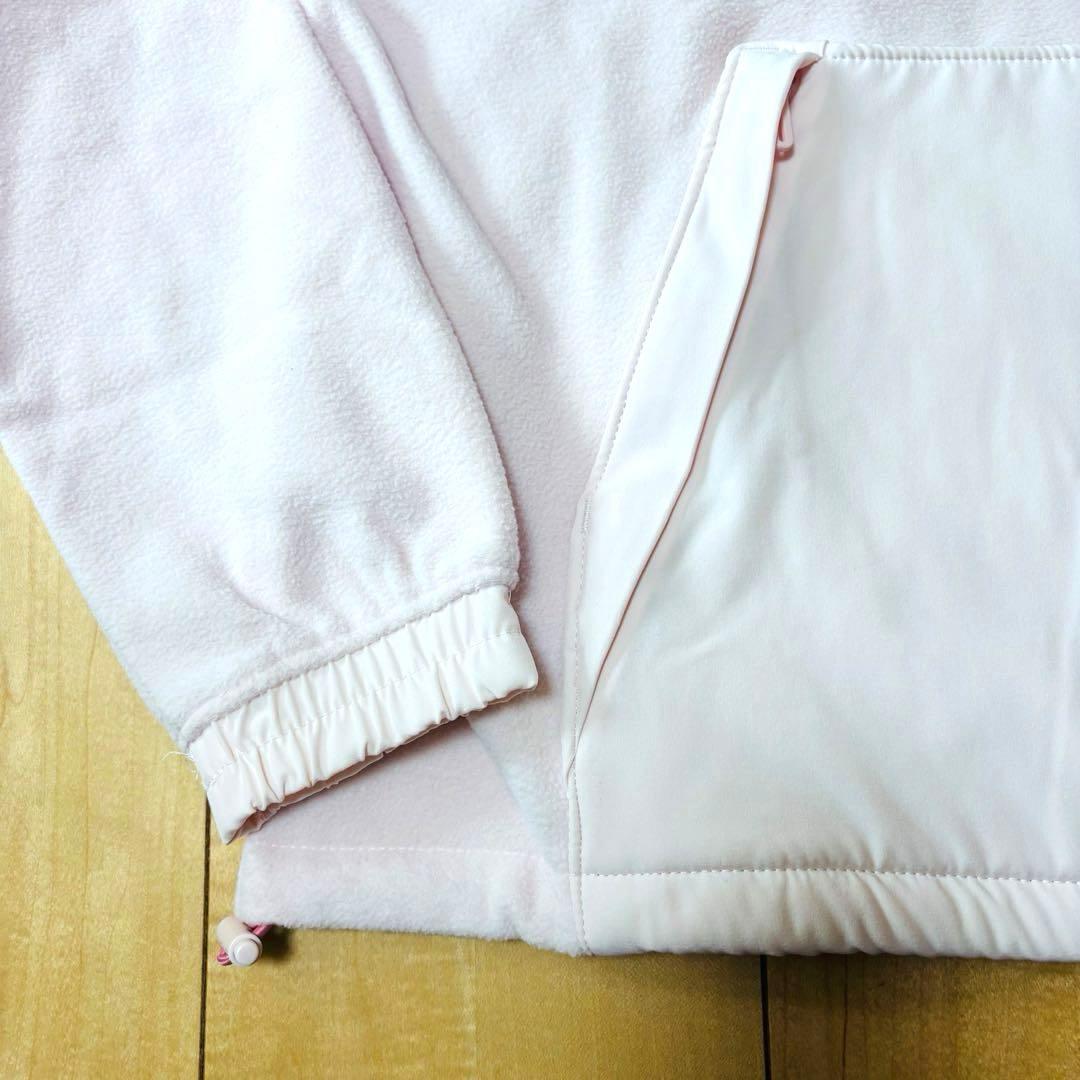 フリース パーカー　起毛　トップス　プルオーバー　ウォームアップ　スウェット