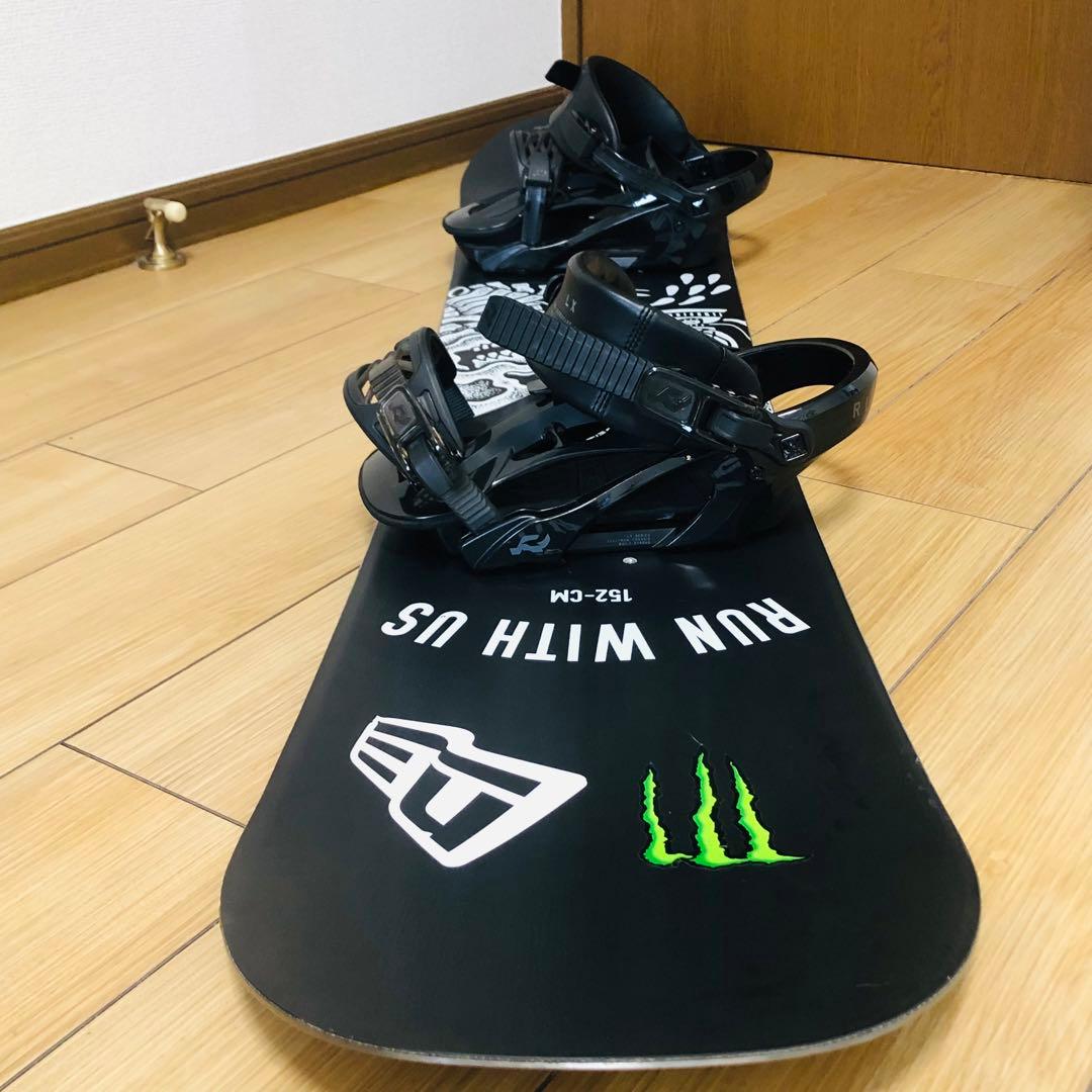 【美品】ride×sketchy tank スノーボード　152cm コラボ