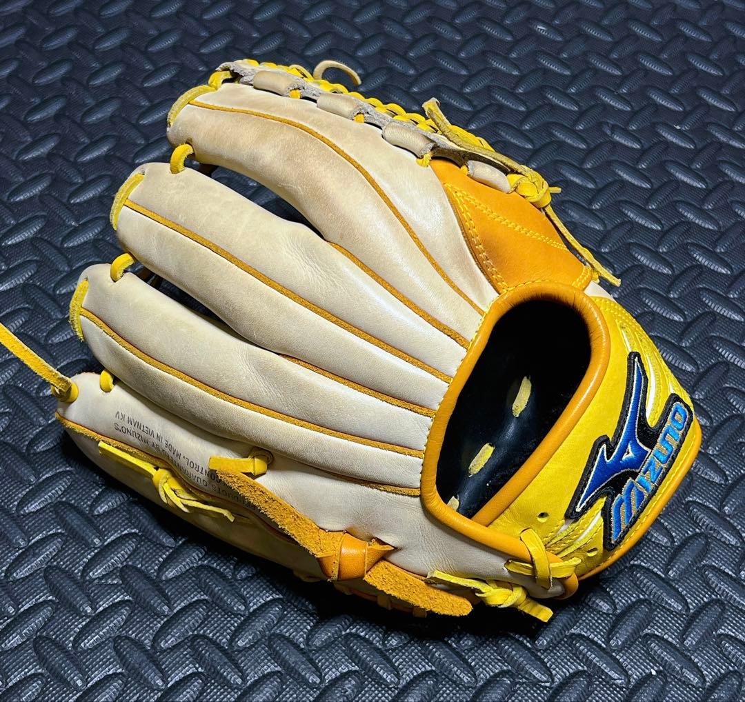 ミズノ 井端モデル 旧ラベル ビューリーグ 軟式 内野手用 グローブ
