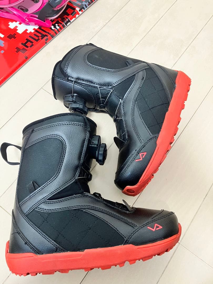 スノーボード 3点セット！子供用キッズジュニア ブーツ24.0 大阪手渡可