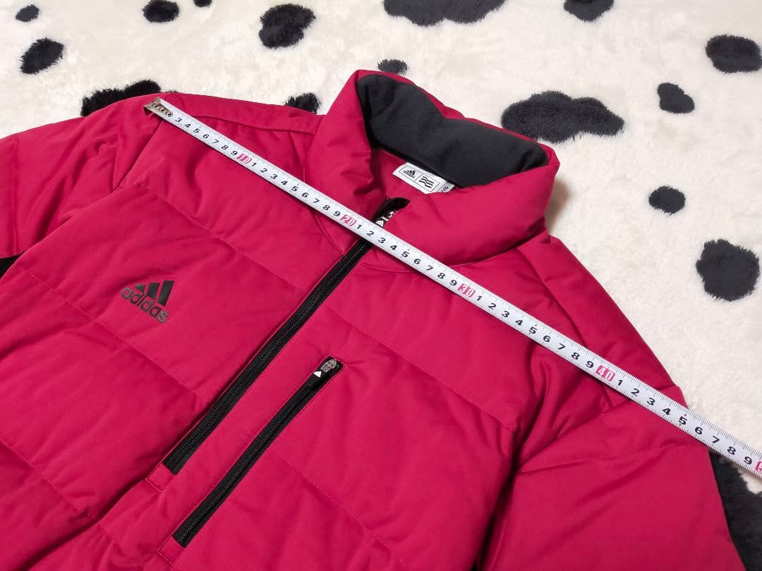 ⛳アディダス/adidas⛳ダウン/ベスト⭐半袖⭐ゴルフ⭐メンズ⭐O/LL⭐赤
