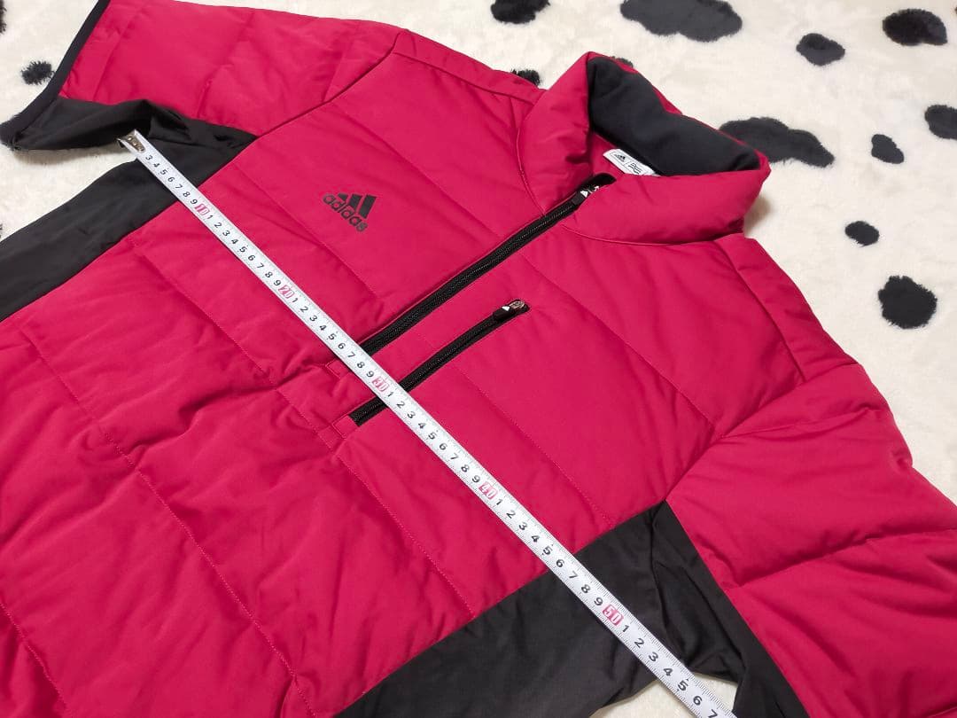 ⛳アディダス/adidas⛳ダウン/ベスト⭐半袖⭐ゴルフ⭐メンズ⭐O/LL⭐赤
