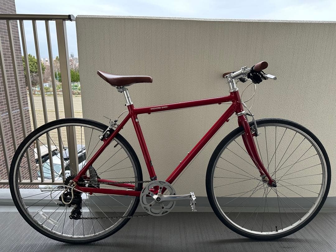WEEKEND BIKERS クロスバイク レッド