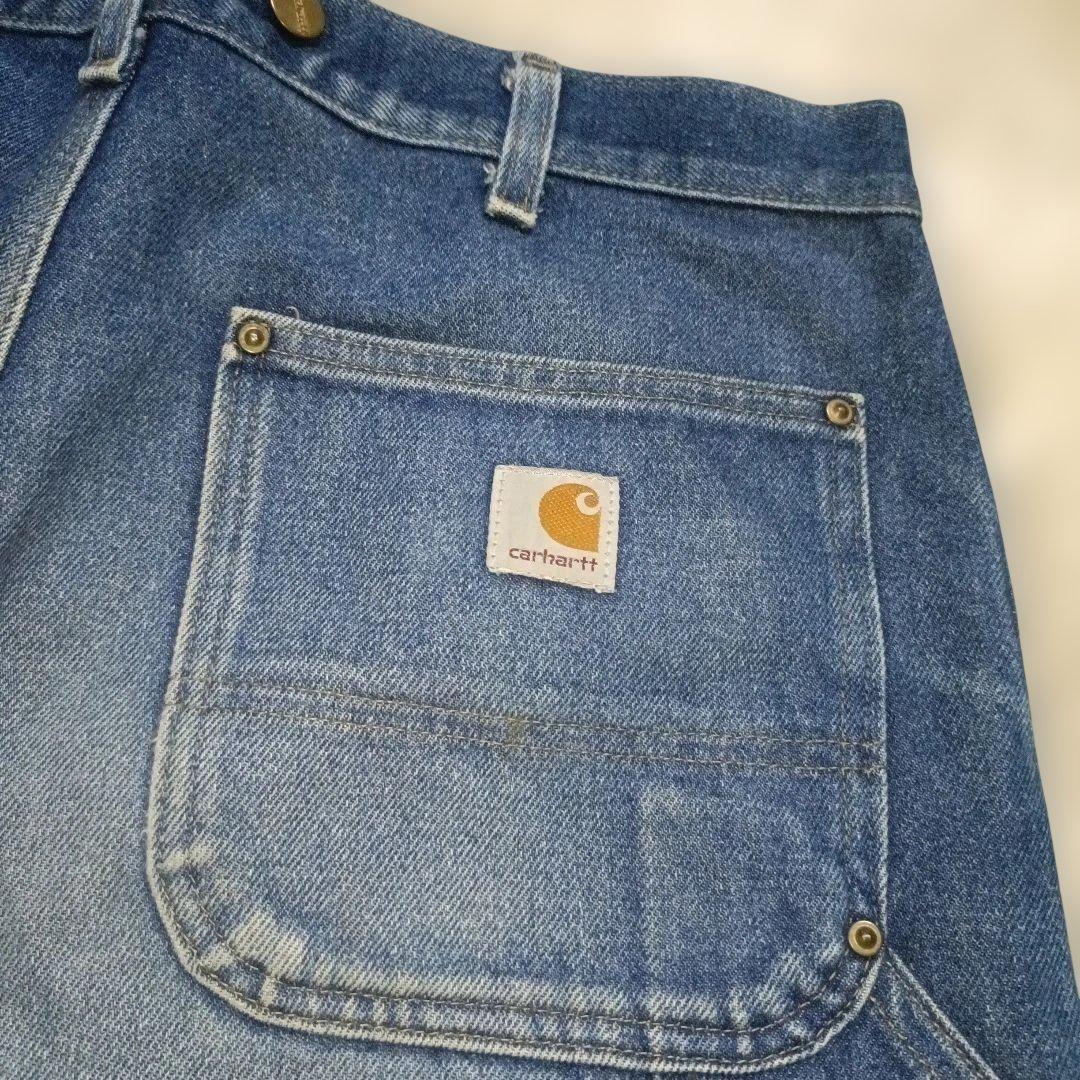 【希少】Carhartt ダブルニー デニム B07 サイズ 34×30 廃盤