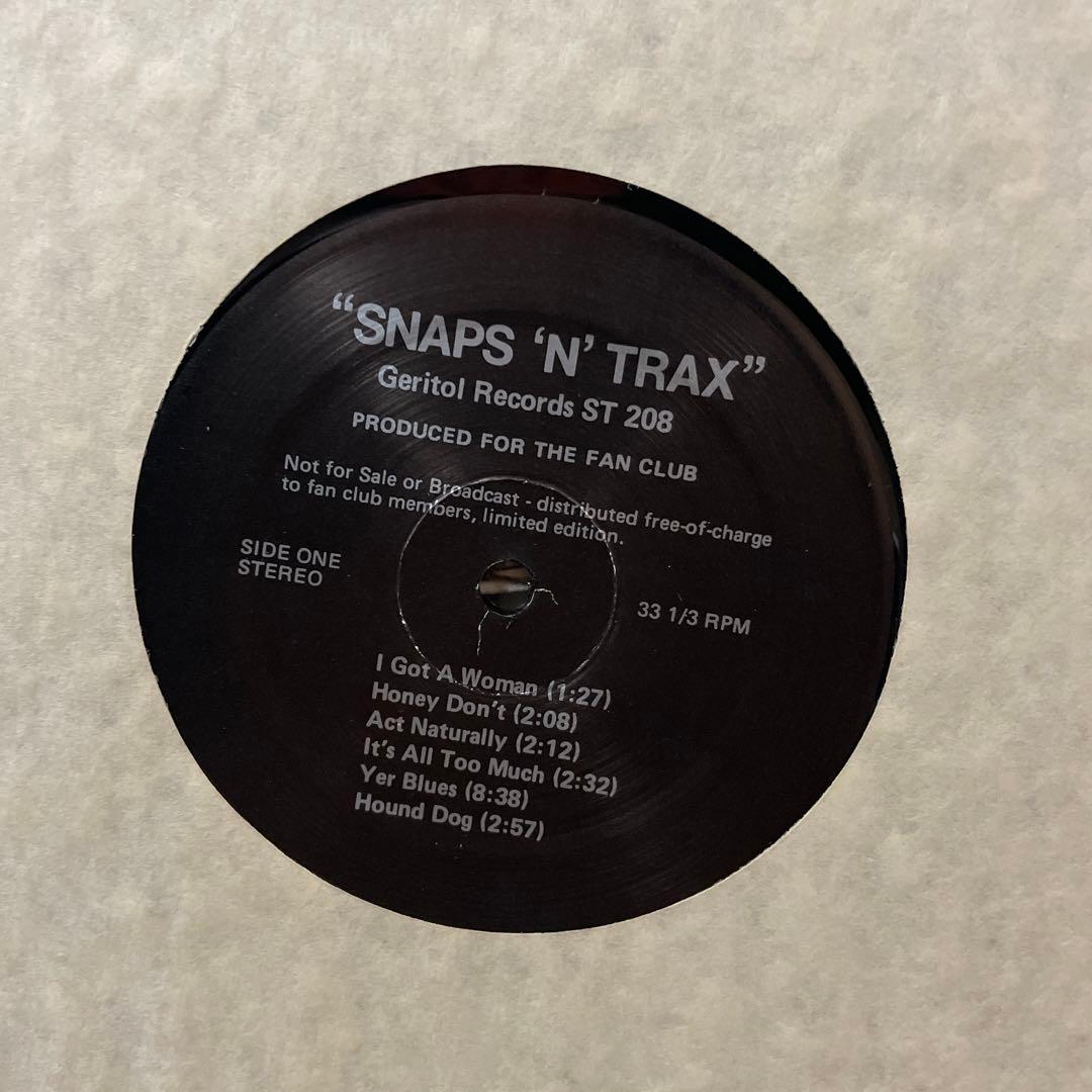 BEATLES ビートルズ　SNAP'N'TRAX シュリンク付　レアブート