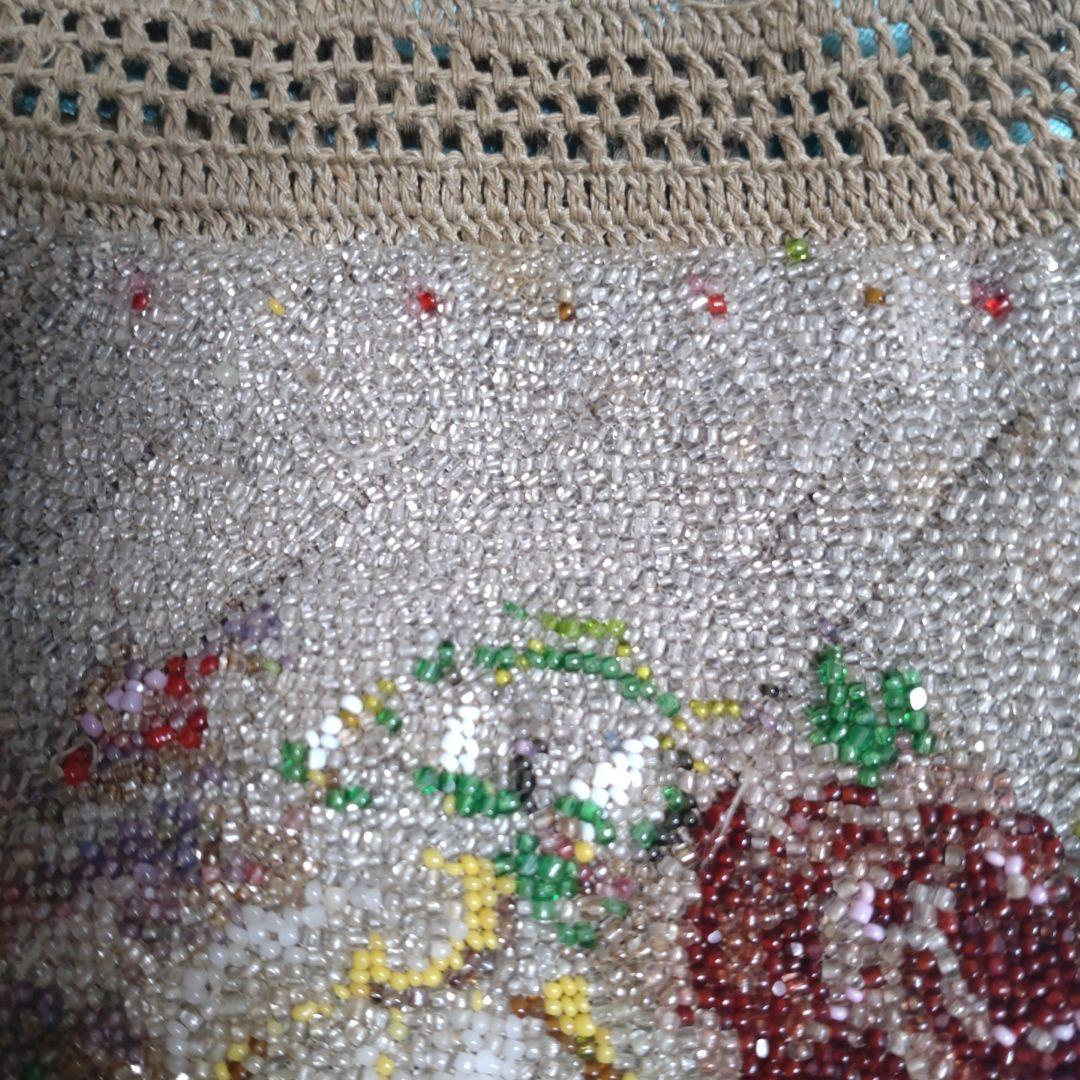 【専用です】アンテイークビーズのポシェットです。