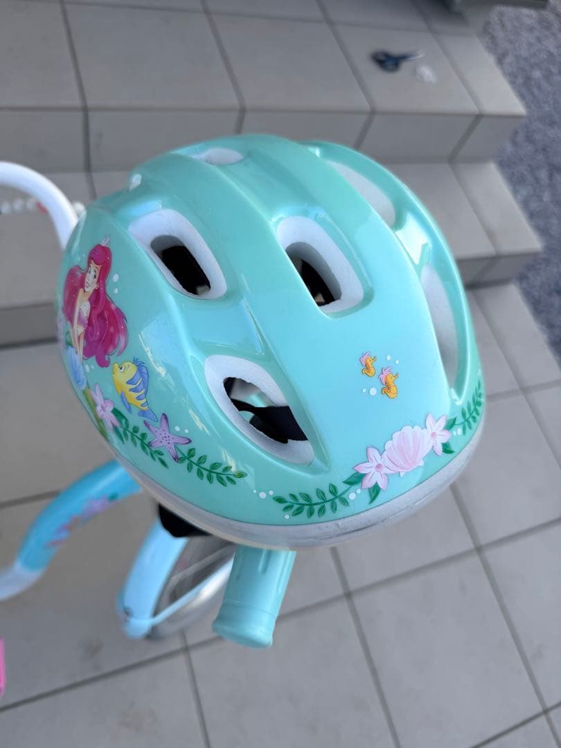 ANK引き取り限定埼玉群馬アイデス　Disneyアリエル自転車18インチ