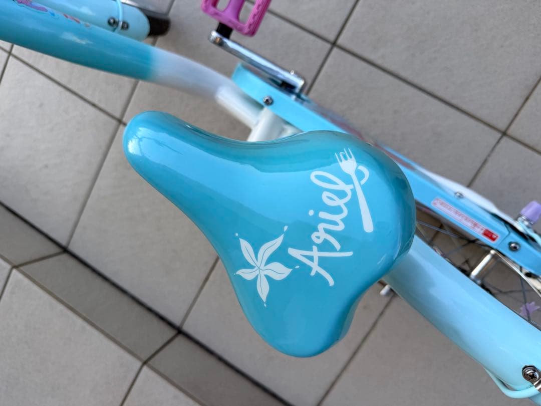 ANK引き取り限定埼玉群馬アイデス　Disneyアリエル自転車18インチ