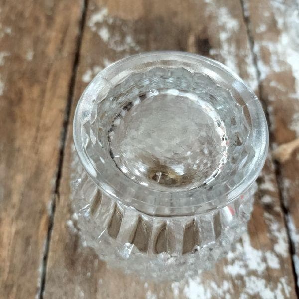 ヴィンテージ スタッズ ガラス オイルランプ 硝子 照明 キャンプ アウトドア