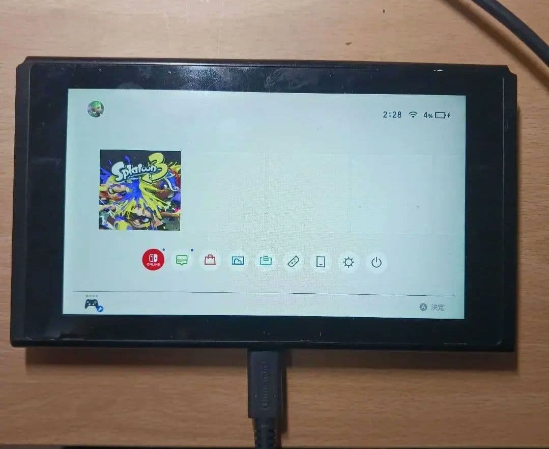 Nintendo Switch 本体のみ(スプラ3不可)